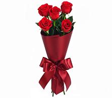 Букет 5 Красных роз Эдлесс Лав в Лесной