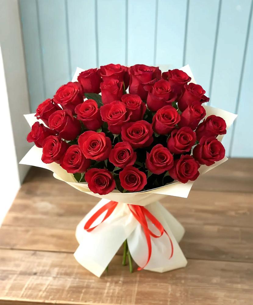 Букет 29 Красных роз в Лесной