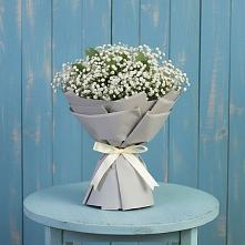 Букет цветов из:  Гипсофила в Лесной