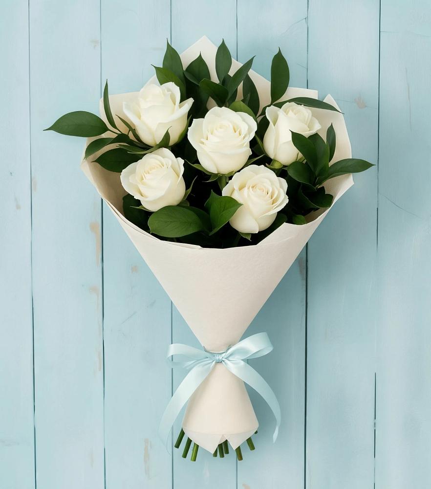 Букет цветов из: Розы в Лесной