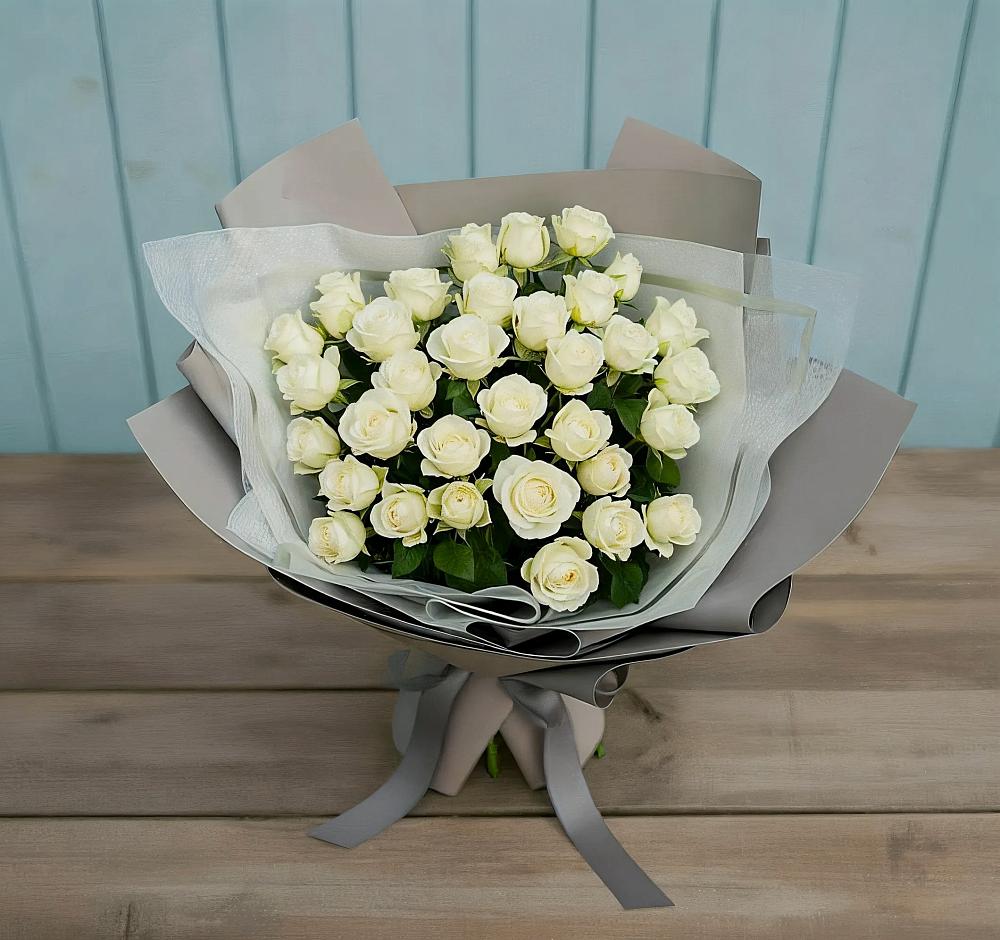 Букет Белоснежная нежность в Лесной