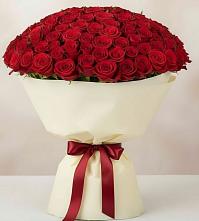Букет 101 Красная роза Милано #REPLACE_PRED# Лесной