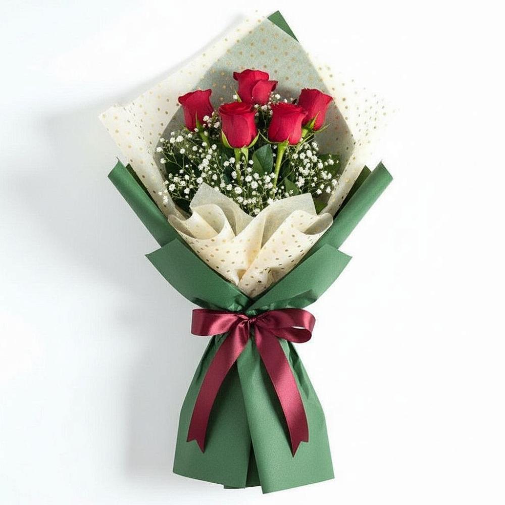 Букет цветов из: Розы в Лесной