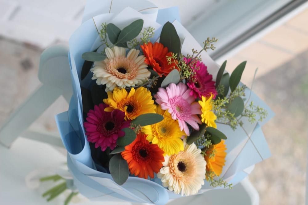 Букет цветов из: Герберы в Лесной