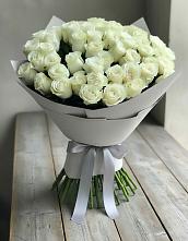 Букет 35 Белых роз в Лесной