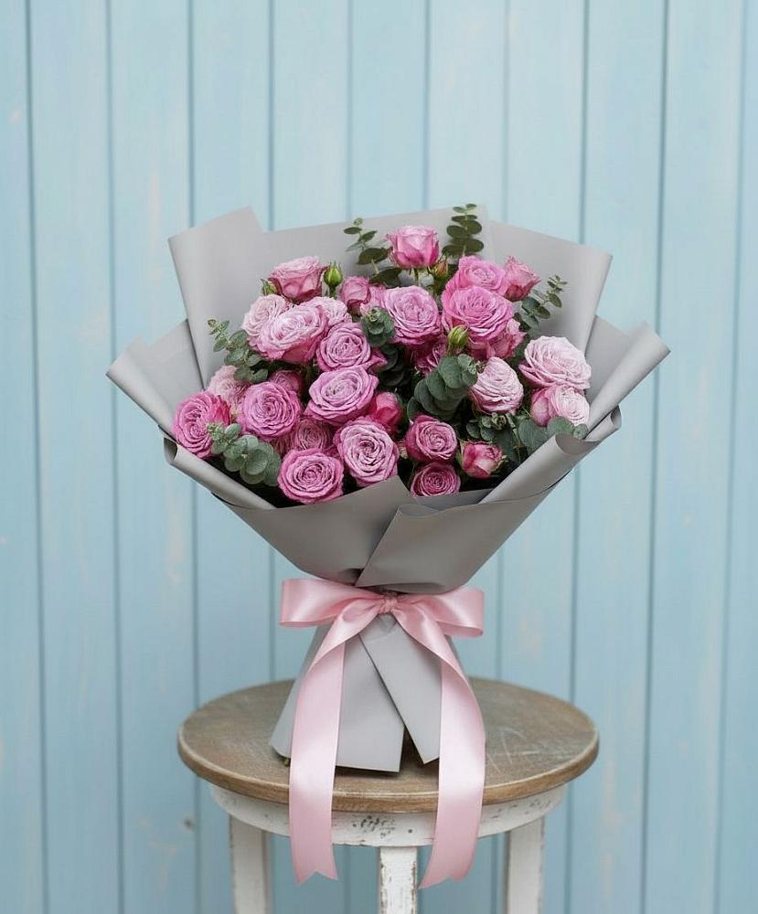 Букет цветов из: Розы в Лесной