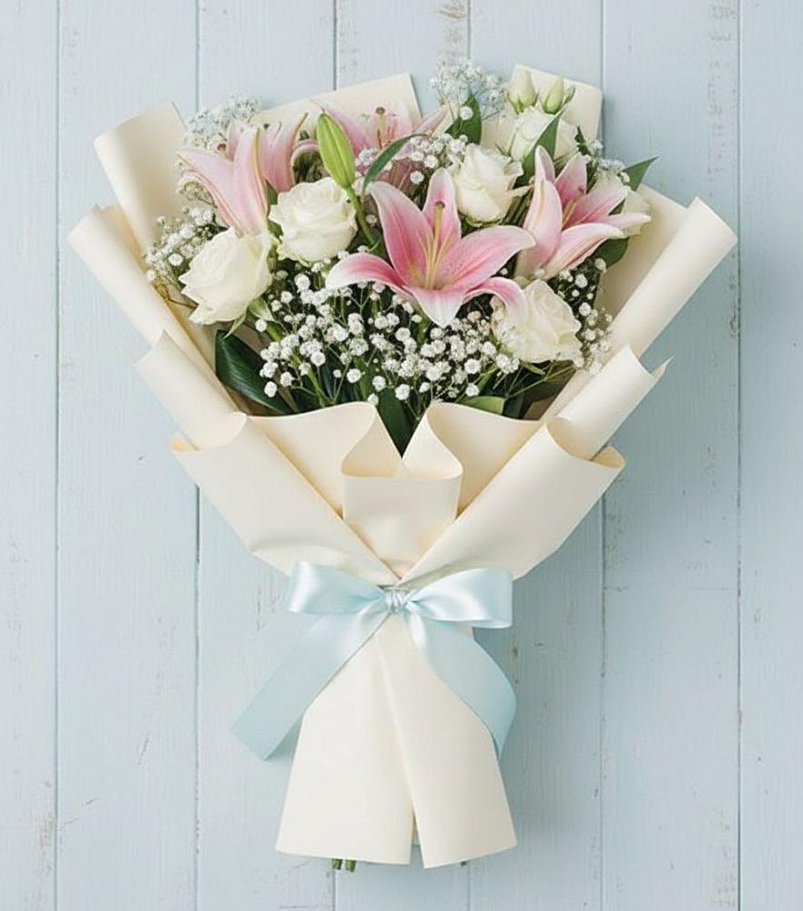 Букет цветов из: Лилии в Лесной