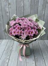 Букет цветов из:  Хризантемы в Лесной