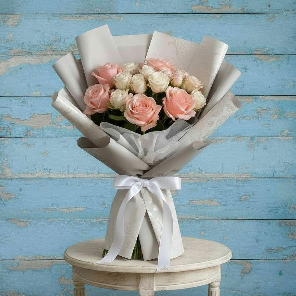 Букет цветов из: Розы в Лесной