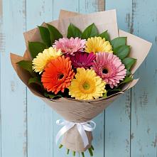 Букет цветов из:  Герберы в Лесной