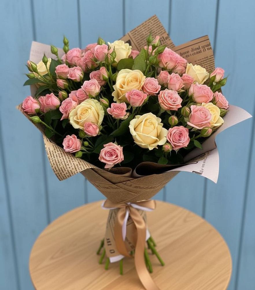 Букет цветов из: Розы в Лесной