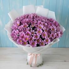 Букет цветов из:  Хризантемы в Лесной