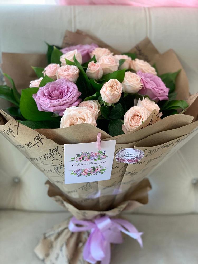 Букет цветов из: Розы в Лесной