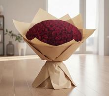 Букет 101 Красная роза в Лесной