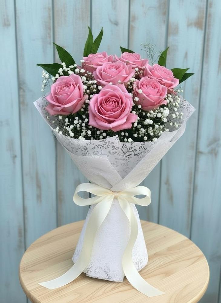 Букет цветов из: Розы в Лесной