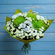 Букет цветов из:  Хризантемы в Лесной