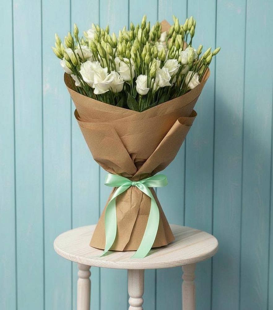 Букет цветов из: Лизиантусы в Лесной