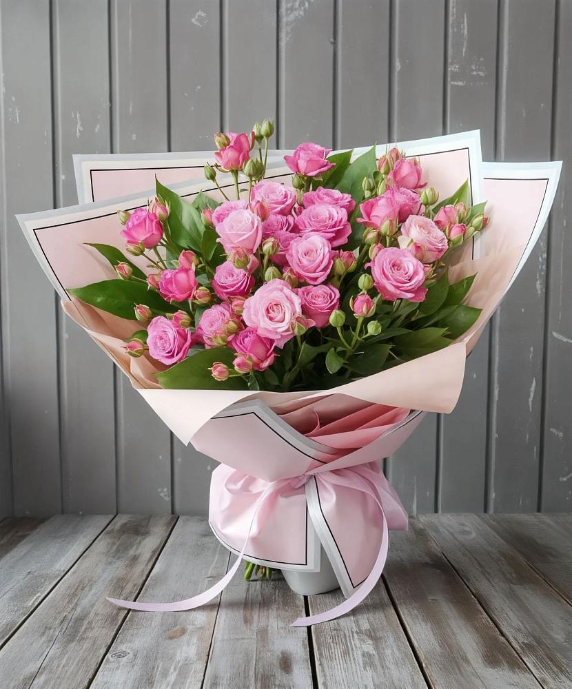 Букет Розовый кустик в Лесной