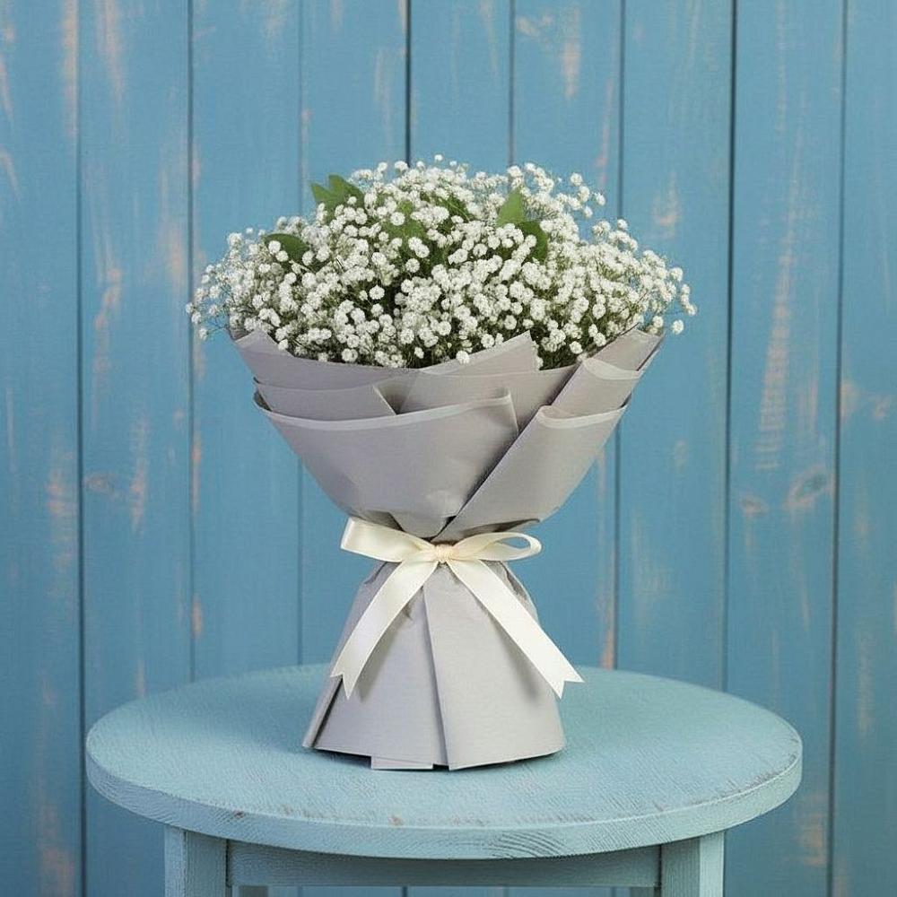 Букет цветов из: Гипсофила в Лесной