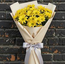 Букет цветов из:  Хризантемы в Лесной