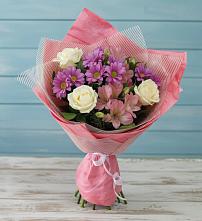 Букет цветов из:  Герберы в Лесной