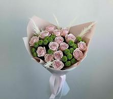Букет цветов из:  Розы и Хризантемы в Лесной