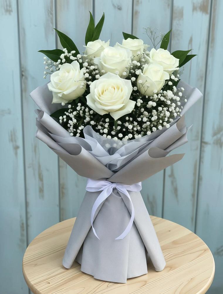 Букет цветов из: Розы в Лесной