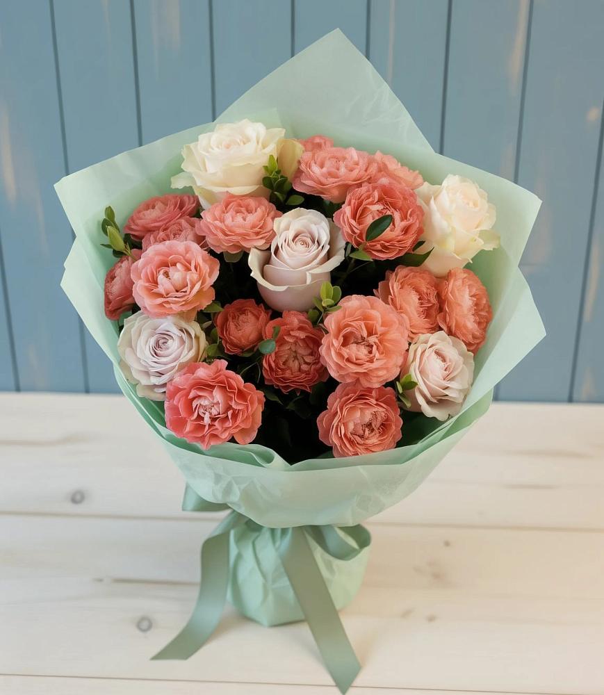 Букет цветов из: Розы в Лесной