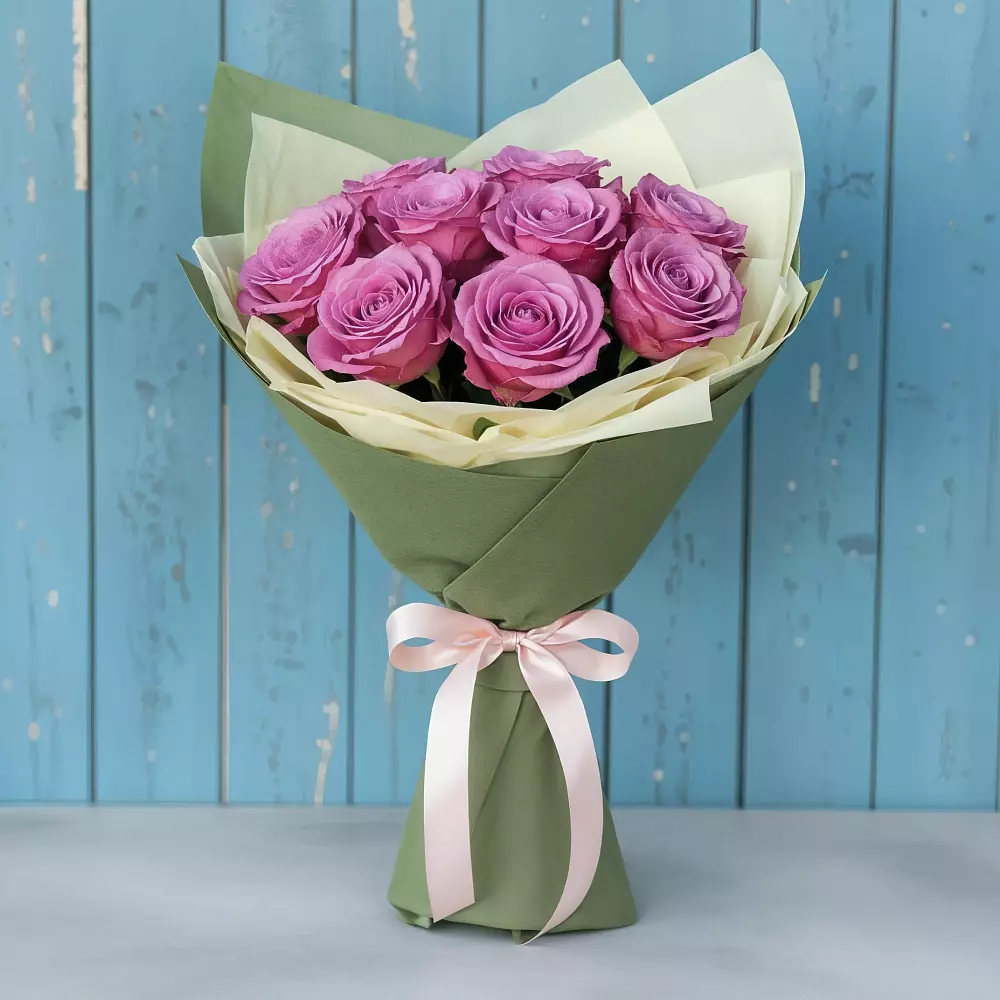 Букет Розы Фёрст Леди в Лесной