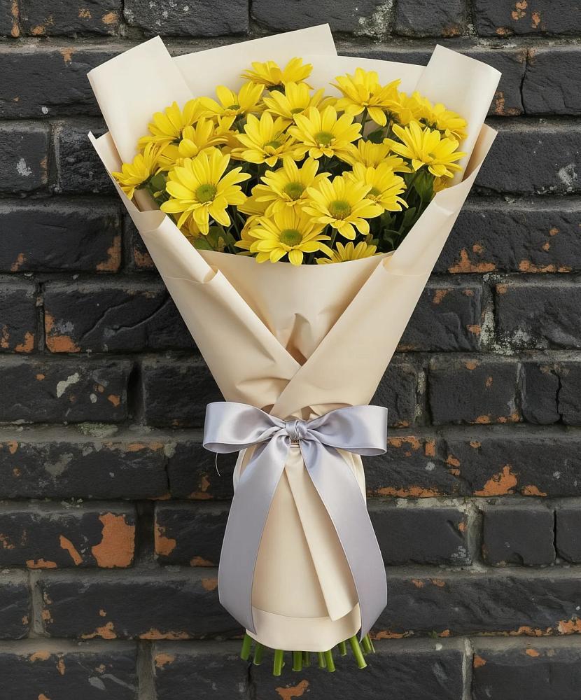 Букет цветов из: Хризантемы в Лесной