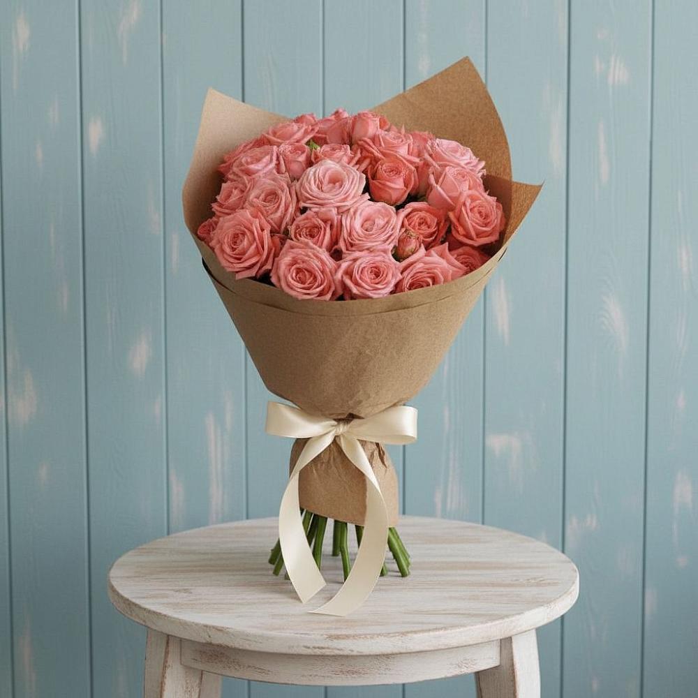 Букет цветов из: Розы в Лесной