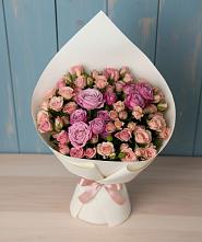 Букет цветов из:  Розы в Лесной